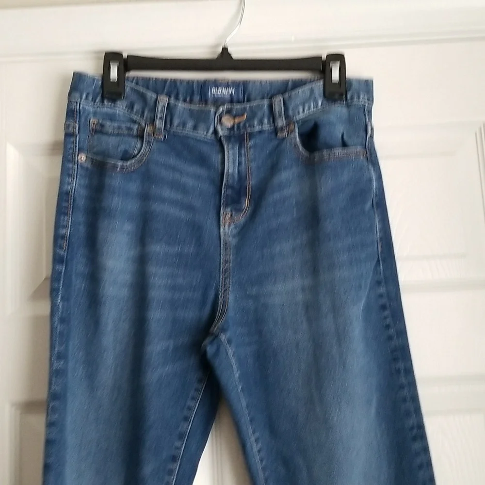 Old Navy Boy's Adjustable Waist Straight Leg Jeans